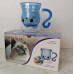 Набір чашок Vittora VT-5318-250 KITTY BLUE, 2 шт по 250 мл